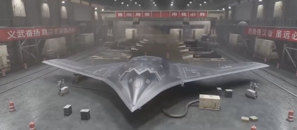 Rendering of Chinese H-20 bomber