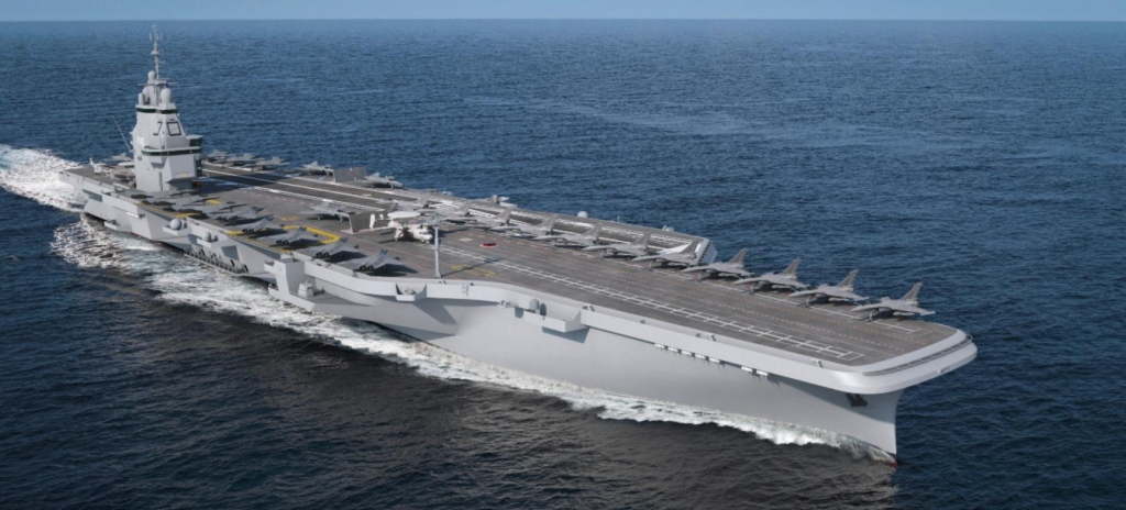 Rendering of Future French Carrier