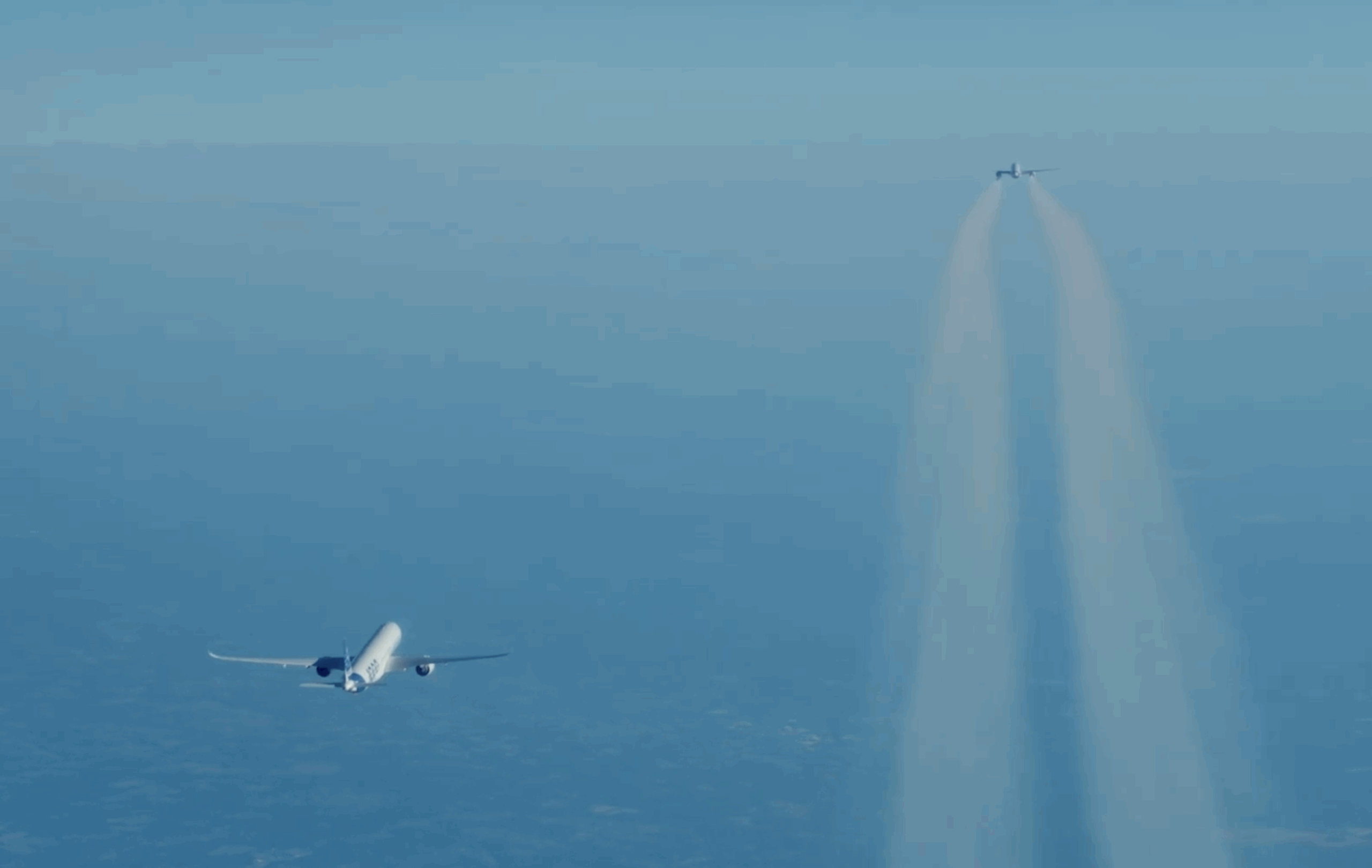 Airbus performed the first long-haul demonstration of formation flight in general air traffic (GAT) regulated transatlantic airspace with two A350 aircraft flying at three kilometres apart from Toulouse, France to Montreal, Canada in 2021.