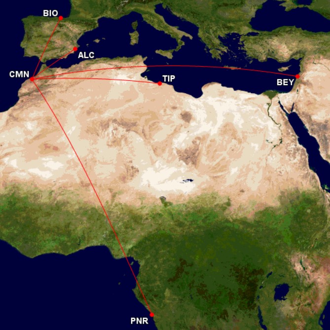 Royal Air Maroc new routes 2026