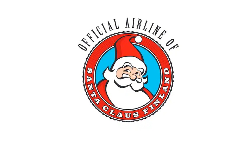 Finnair Santa Claus official carrier logo