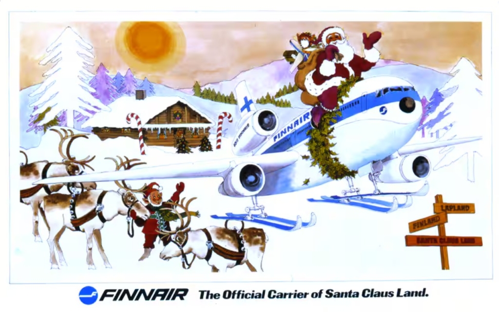 Finnair to Lapland logo