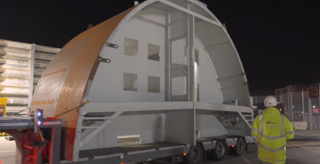 Heathrow airport new A380 firefighting rig