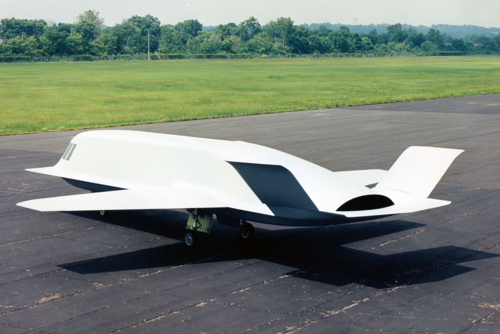 Tacit Blue on runway