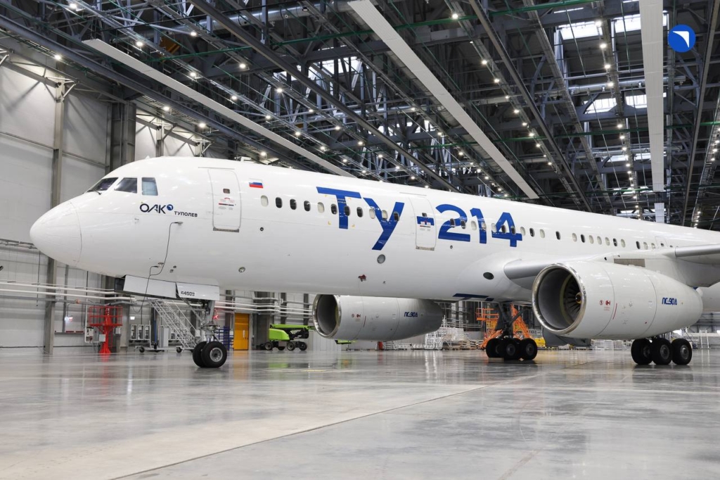 Tupolev Tu-214 in factory