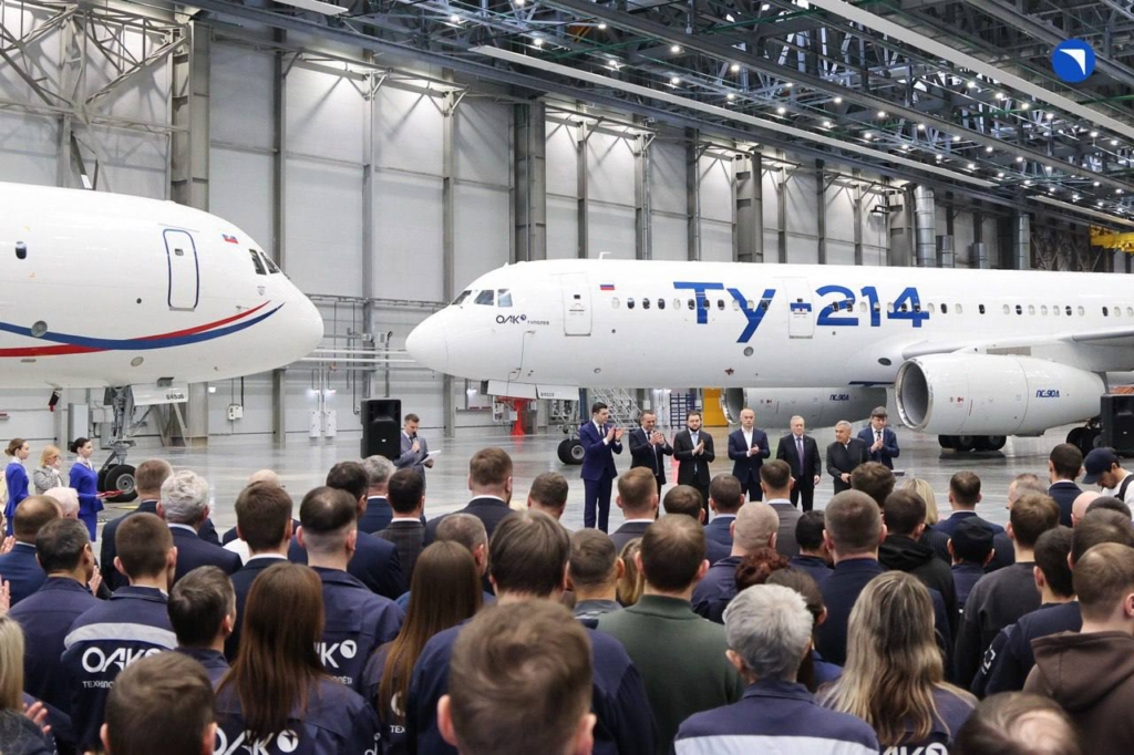 Type certificate for Tupolev Tu-214 in factory