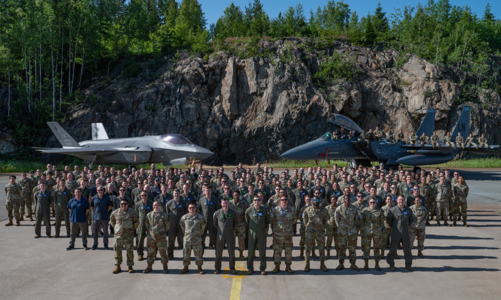 US fighter jets in Finland exercise