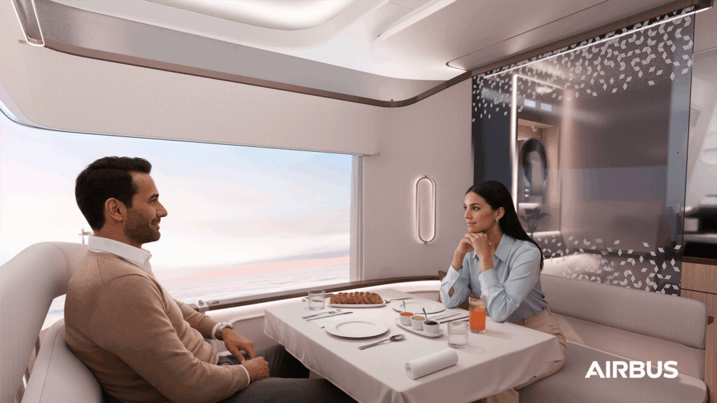 Airbus Airspace first class cabin concept, Crystal Cabin Award shortlist 2026