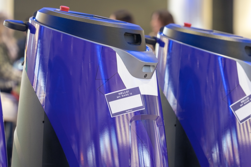 Heathrow Airport wants the public to help name its cobots (cleaning robots). 