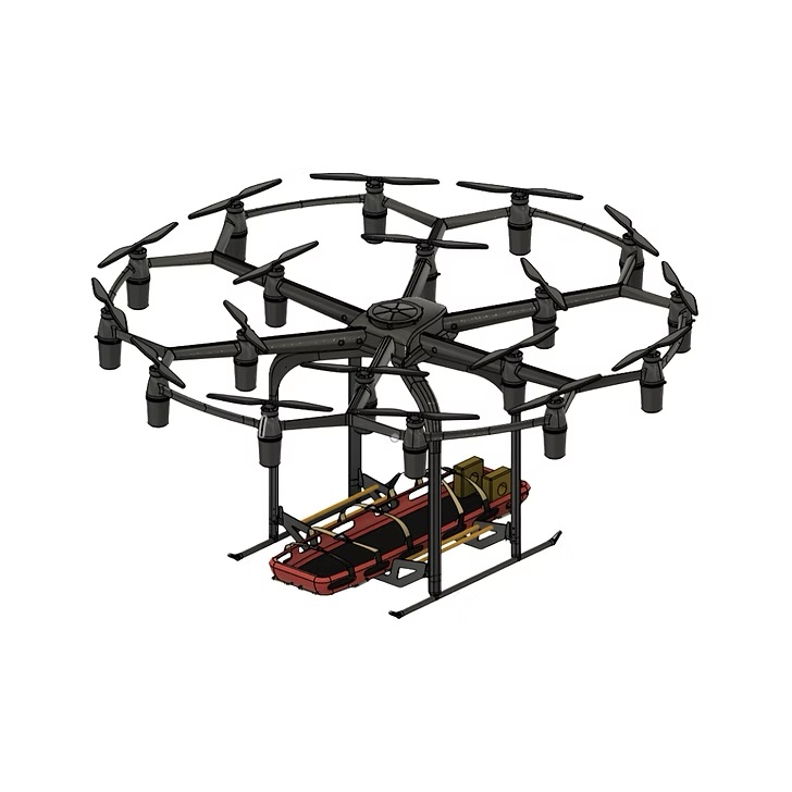 hexa emergency response drone evtol