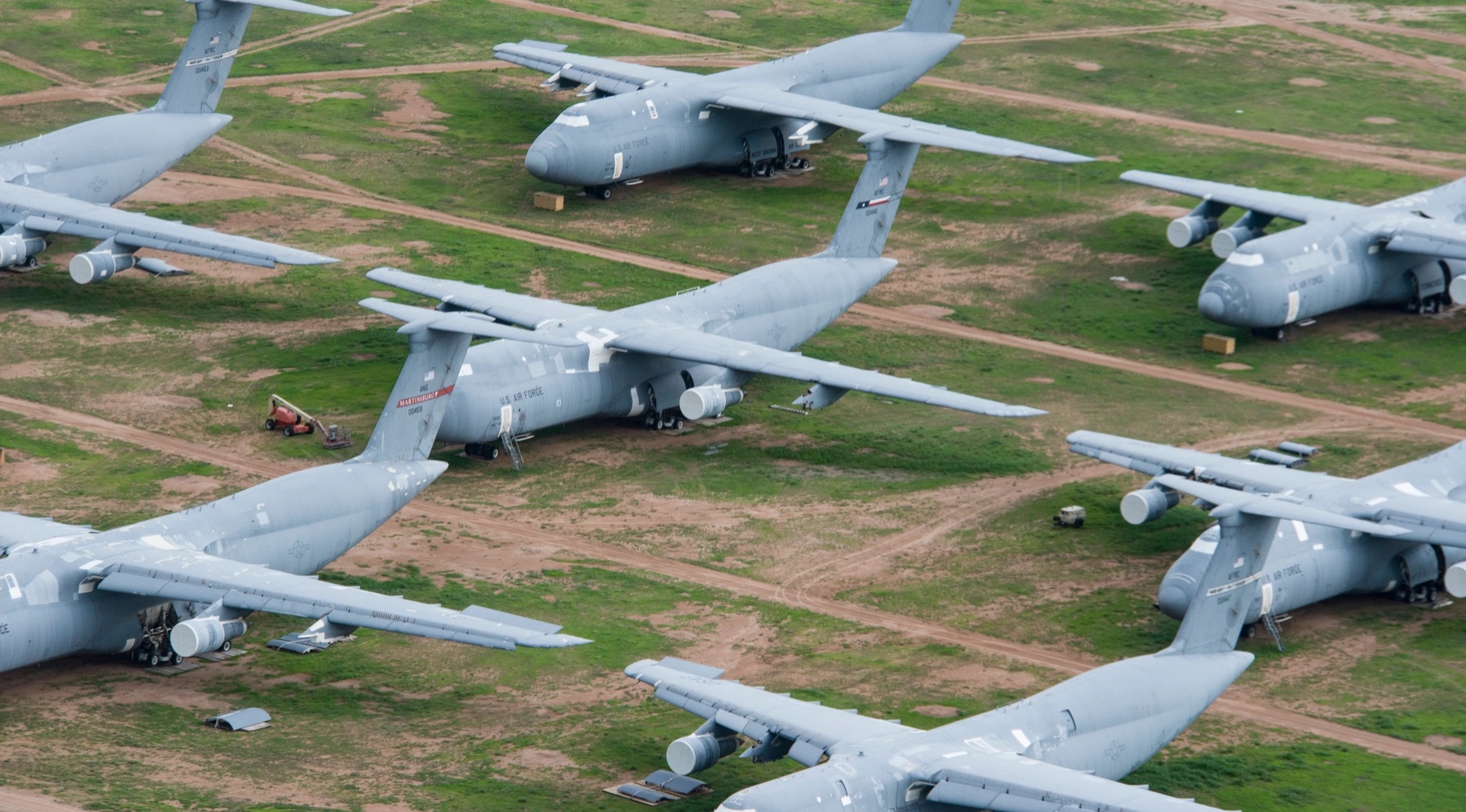 309th Aerospace Maintenance and Regeneration Group at Davis-Monthan Air Force Base AMARG aircraft in boneyard