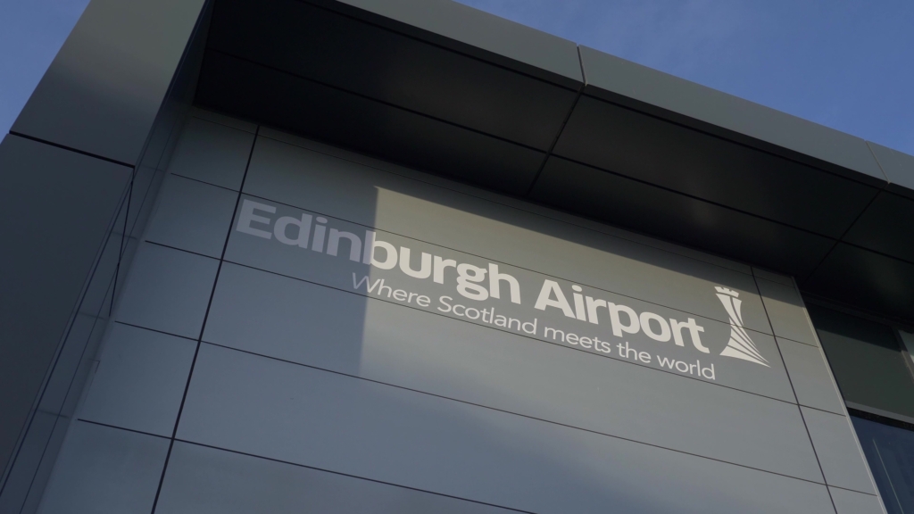 Edinburgh Airport signage