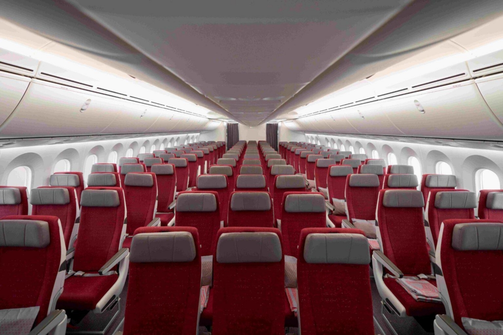 Air India recaro seating on Boeing 787 economy class