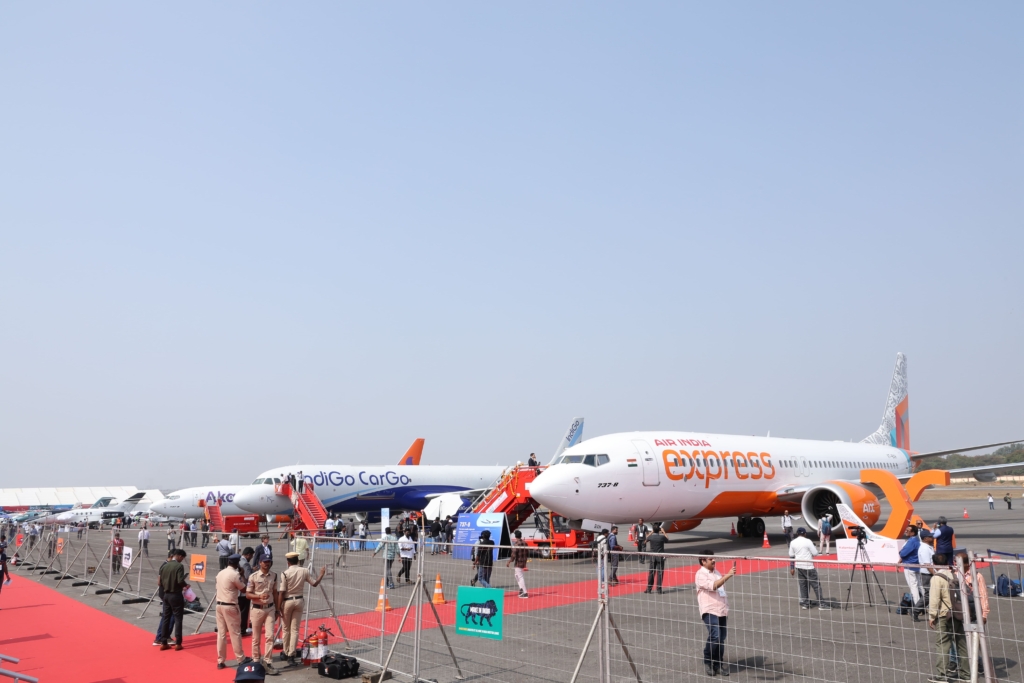 Aircraft static display at Wings India