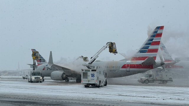American Airlines winter storm fern