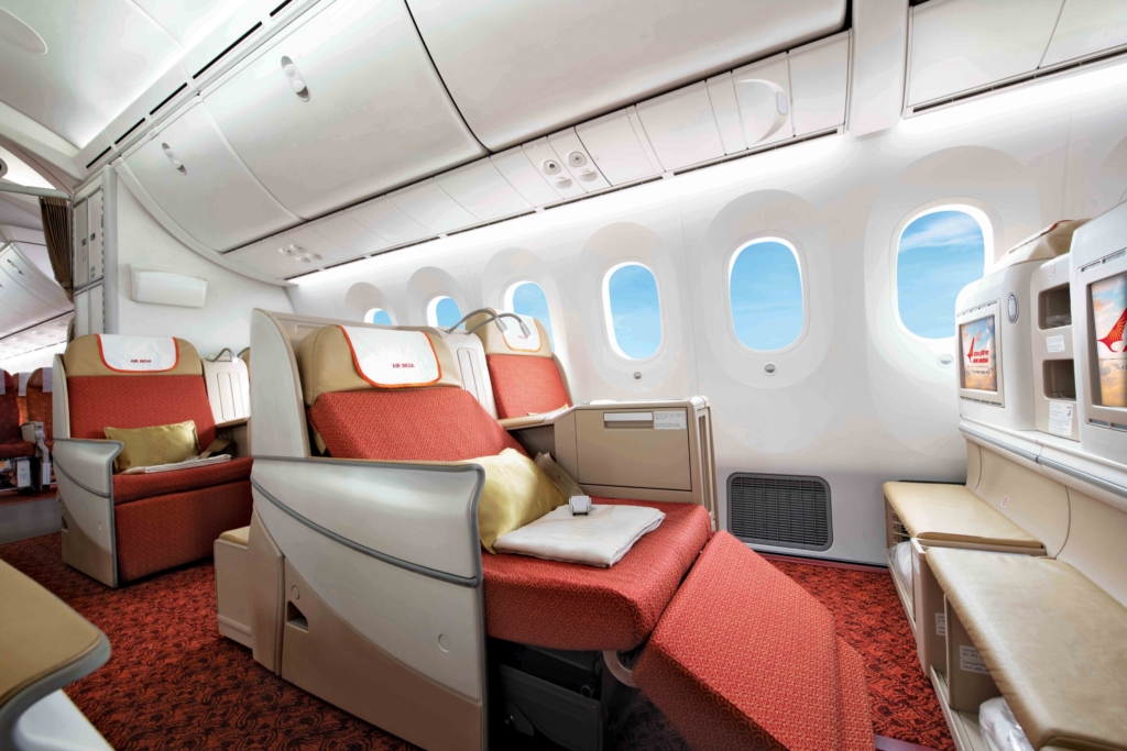 Air India Boeing 787 Business class