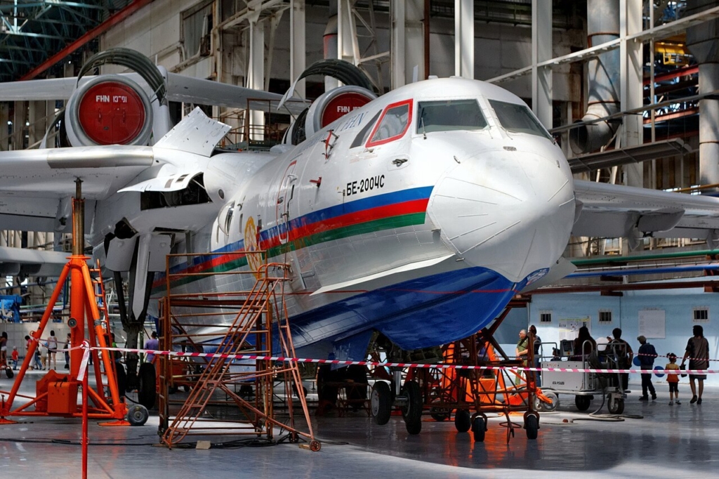 Beriev Be-200 in factory