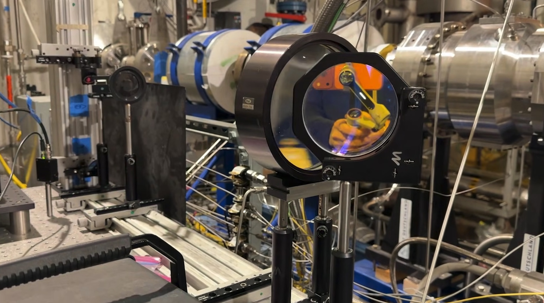 Boom supersonic laser beam engine testing