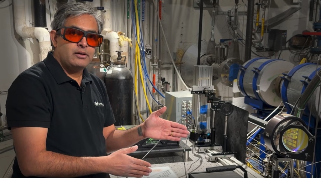 Boom supersonic laser beam engine testing