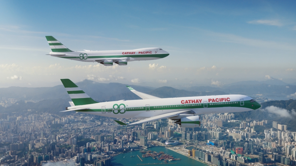 Cathay Pacific retro aircraft liveries