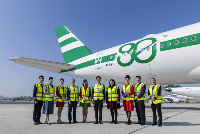 Cathay Pacific retro livery A350