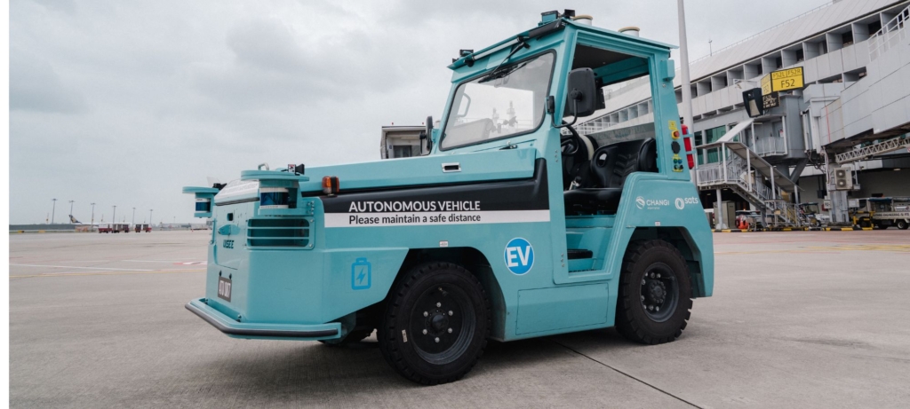 Changi Airport deploys fully driverless, autonomous baggage tractors