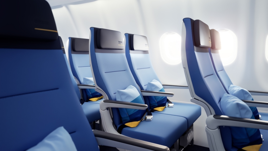Discover Airlines Ocean Blue Economy Class