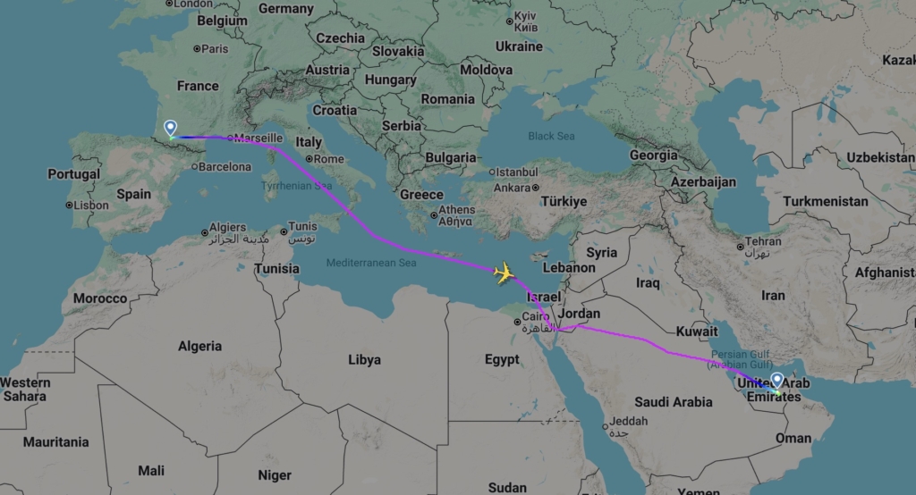 Etihad A380 out of storage and flying to Abu Dhabi