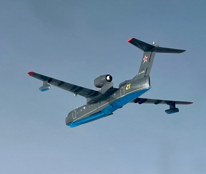 Italian Eurofighters intercept rare Russian Be-200 over Baltic Sea