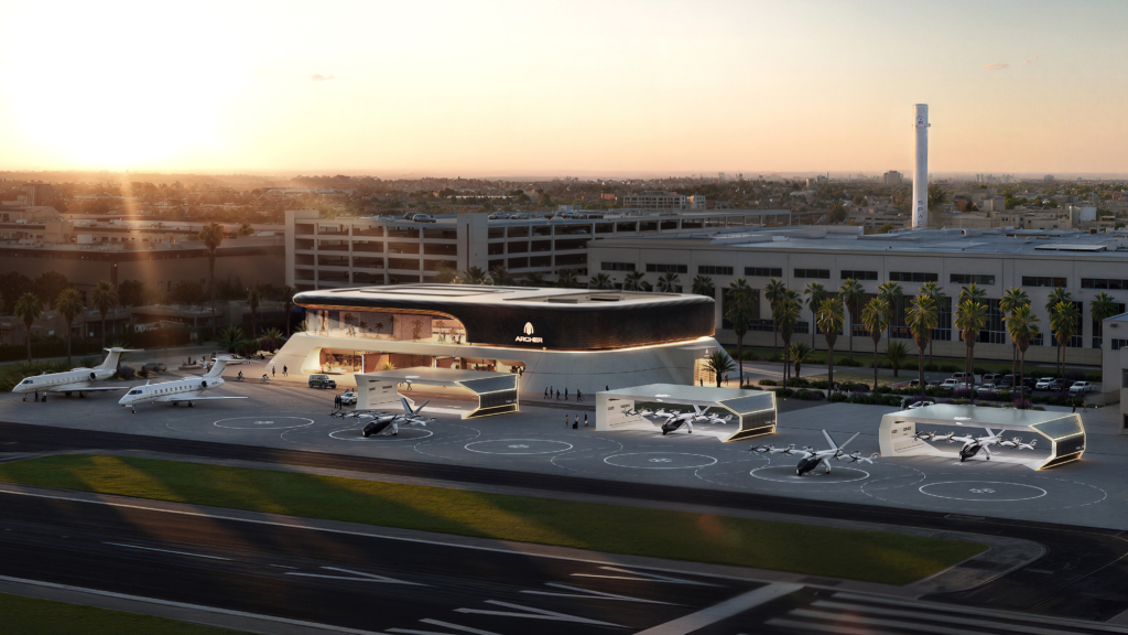 Hawthorne Airport for Archer Aviation