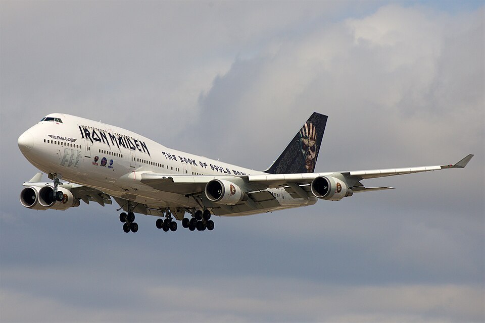 Iron Maiden Boeing 747