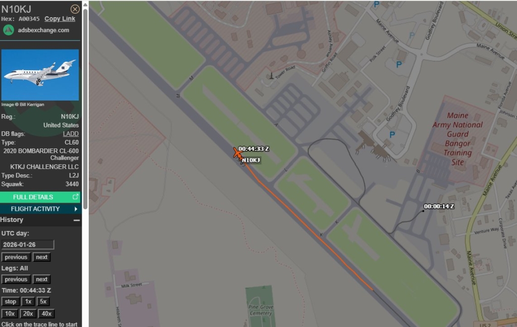 N10KJ Bombardier Challenger 600 private jet crash