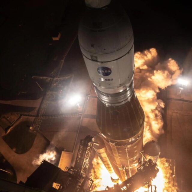 NASA Artemis mission launching