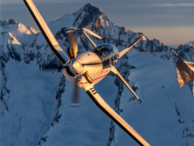 Pilatus PC-7-MKX light attack aircraft built in Europe