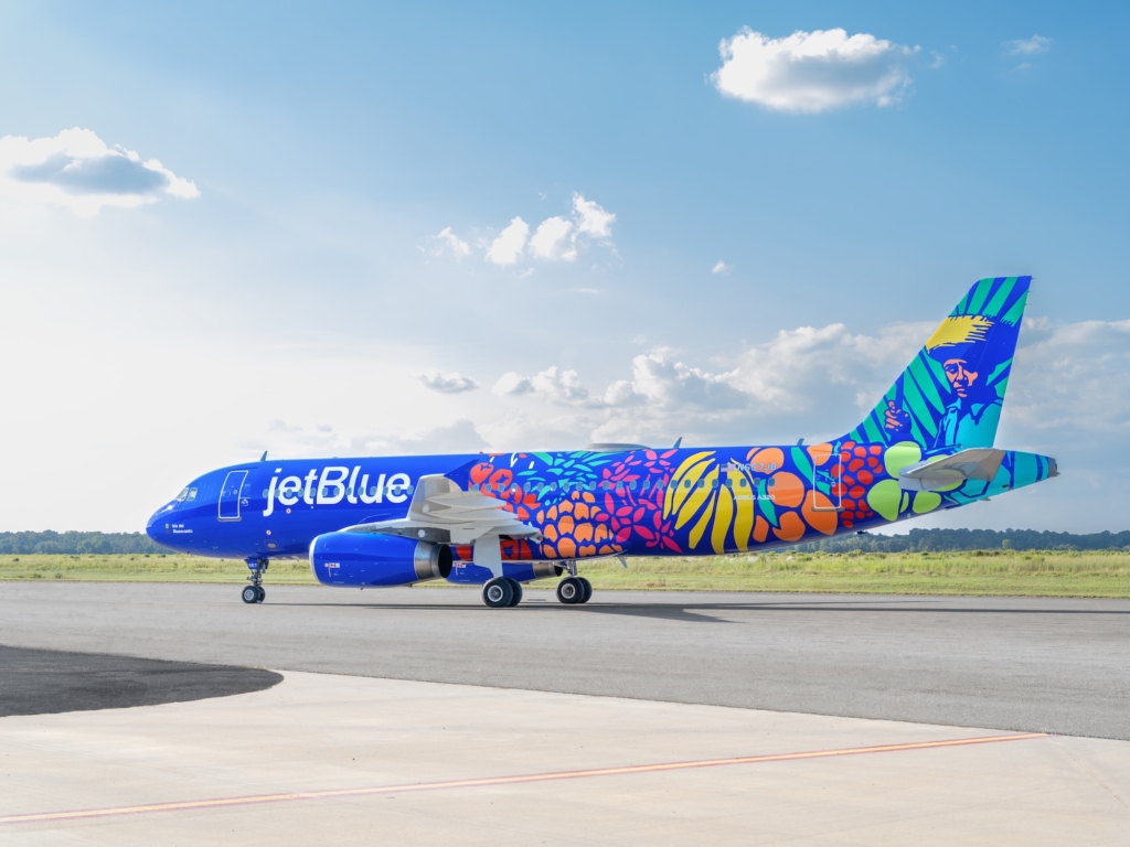 Winning Puerto Rico livery design JetBlue