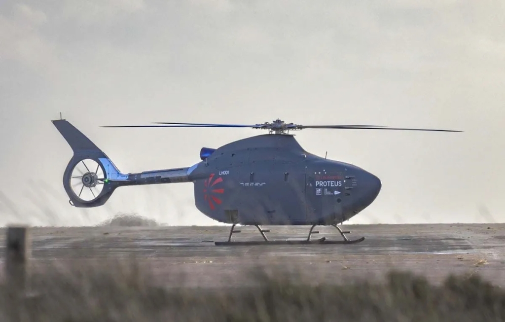 Royal Navy Proteus uncrewed helicopter