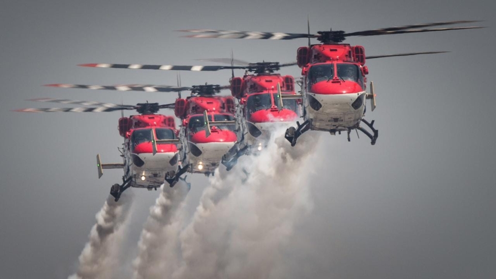 Sarang helicopter display team indian air force
