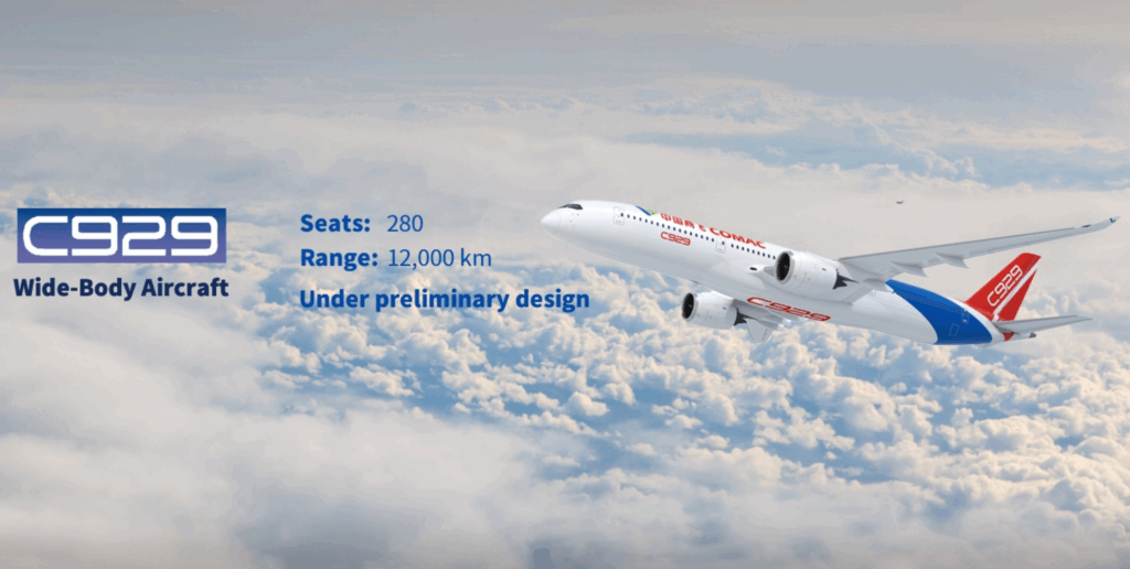 COMAC C929 rendering