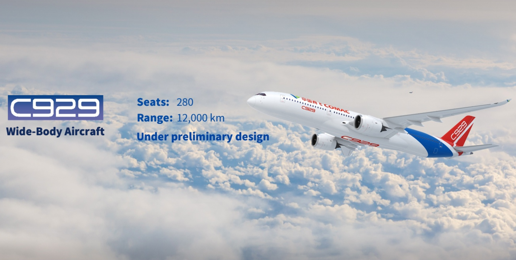 COMAC C929 rendering