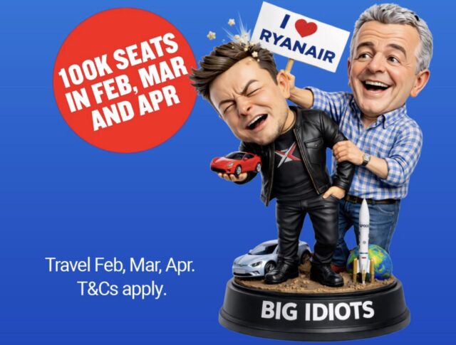 Musk vs O'Leary Starlink spat.