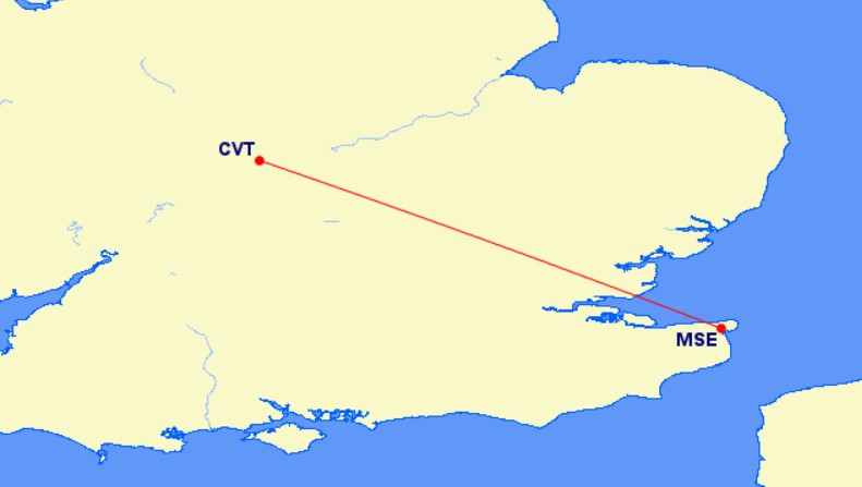 Route from CVT to MSE 
