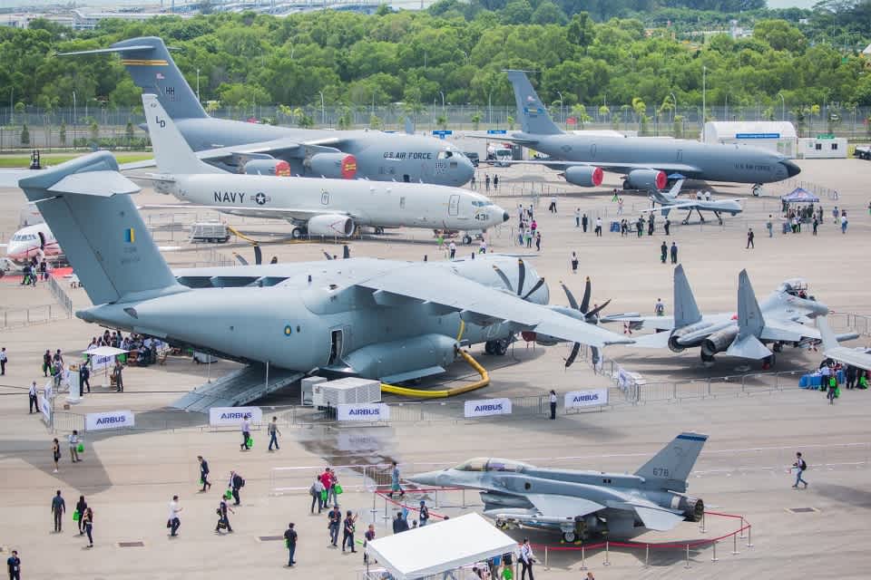 Singapore Airshow static display
