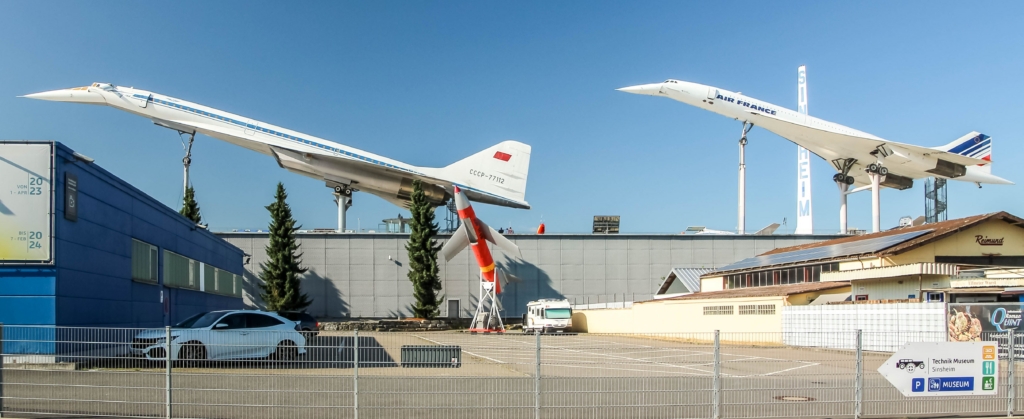 Technik Museum Concorde and Tu-144
