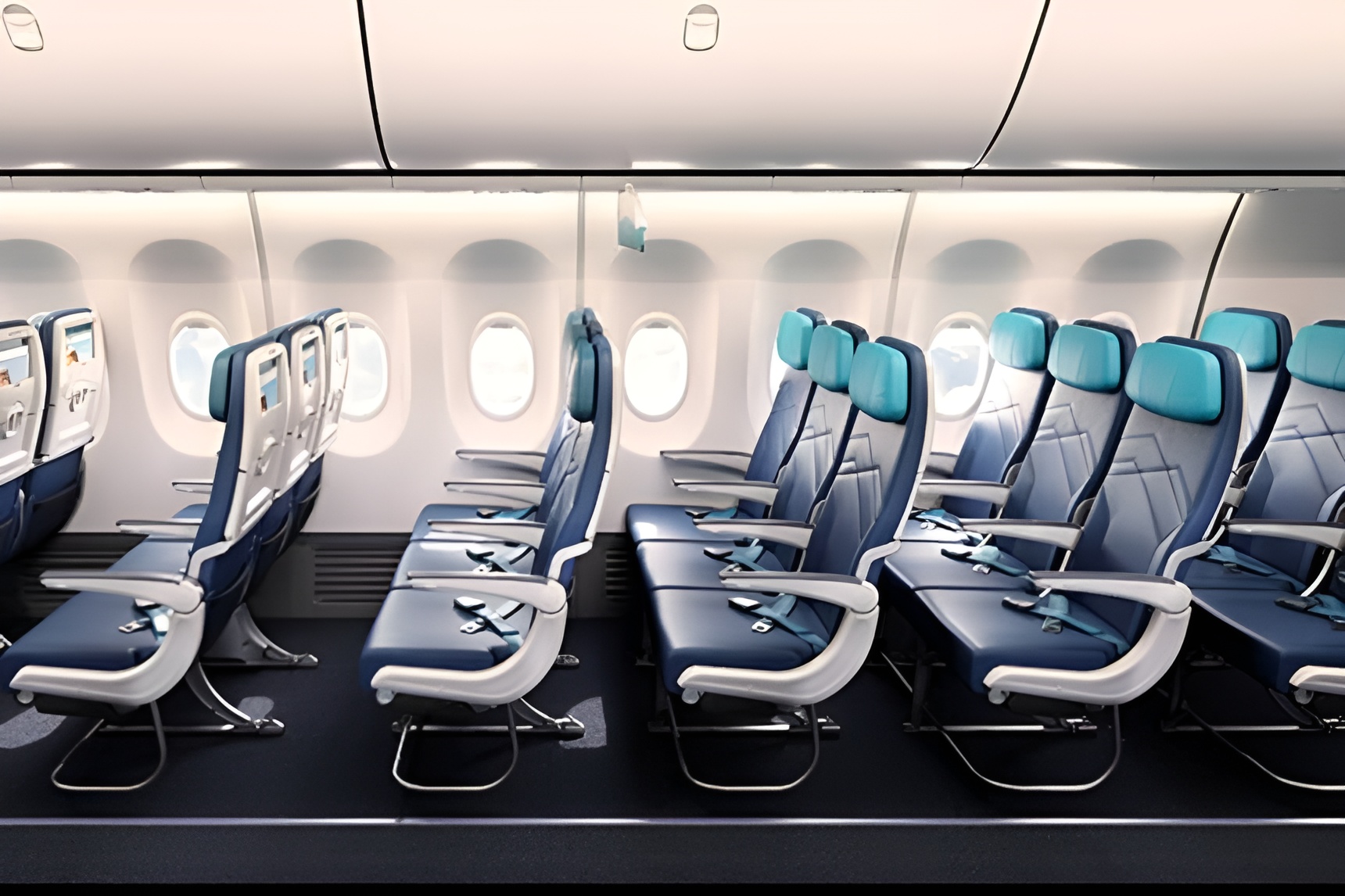 WestJet new cabin with less legroom (1)