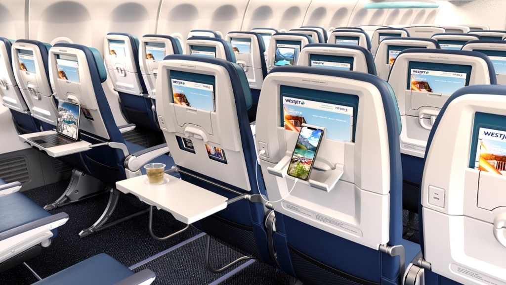 WestJet new cabin reconfiguration