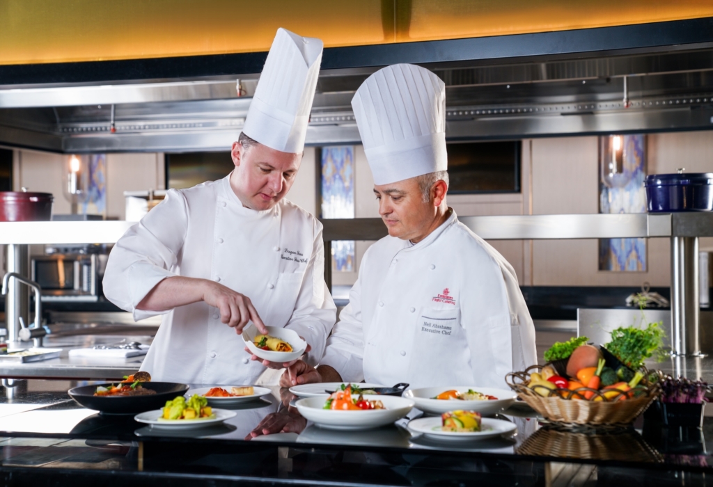 Emirates chefs workshop vegan meals