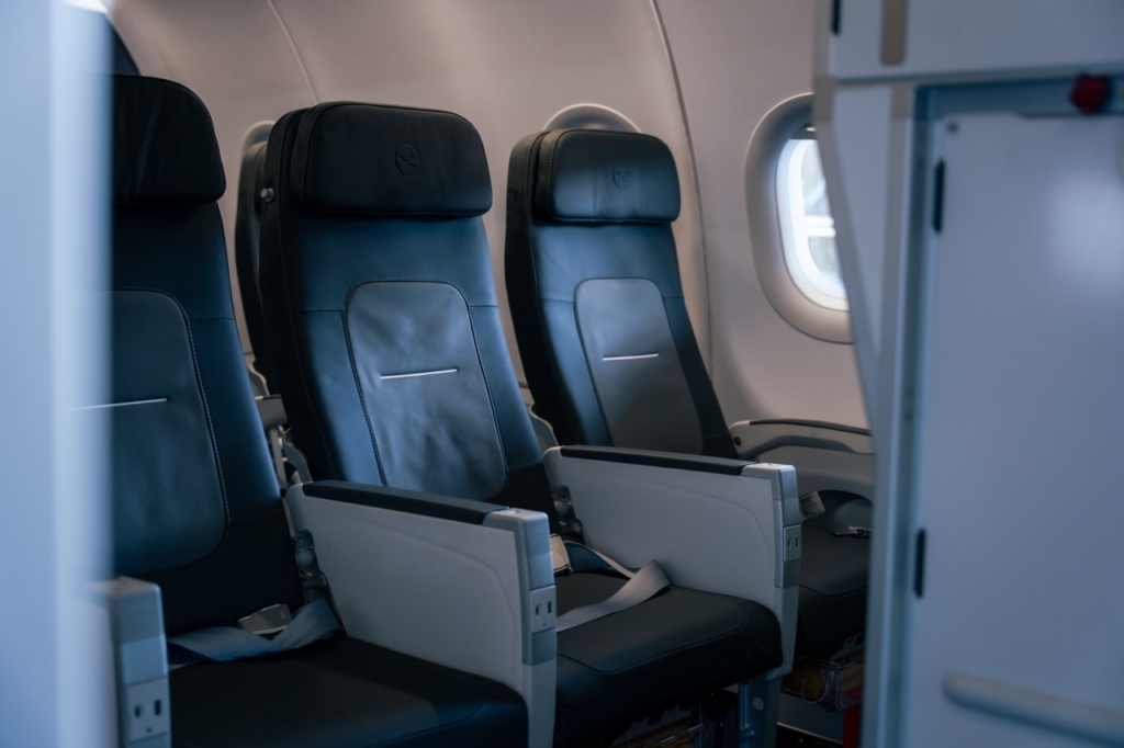 New Geven seats on Lufthansa A320