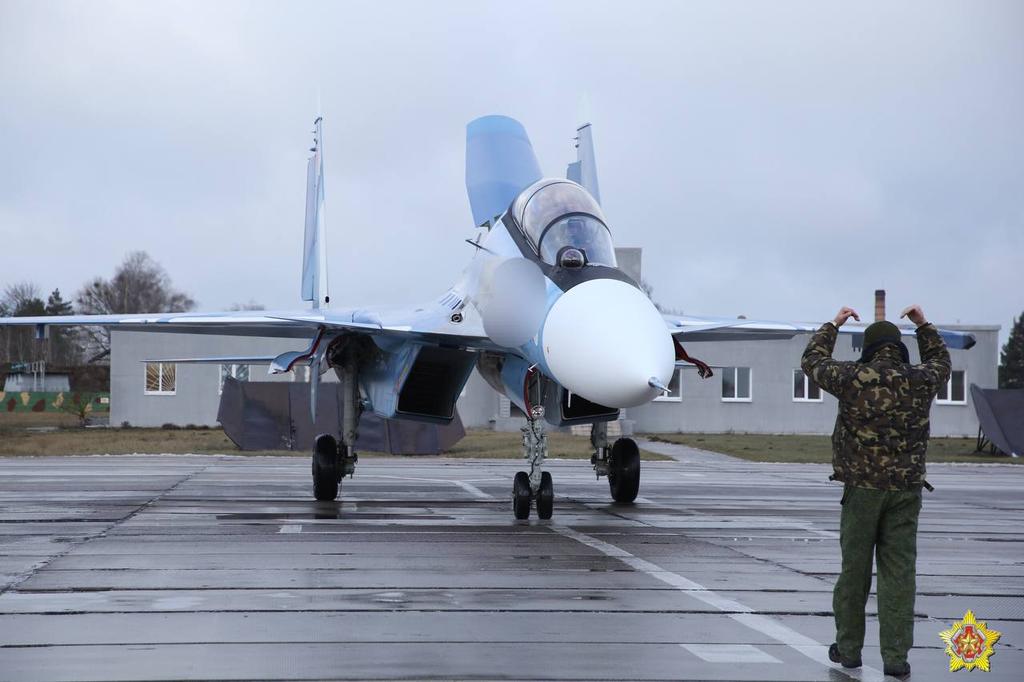 Belarus received its last batch of two Su-30SM2s on 26 December 2025. Image: Belarusian MOD