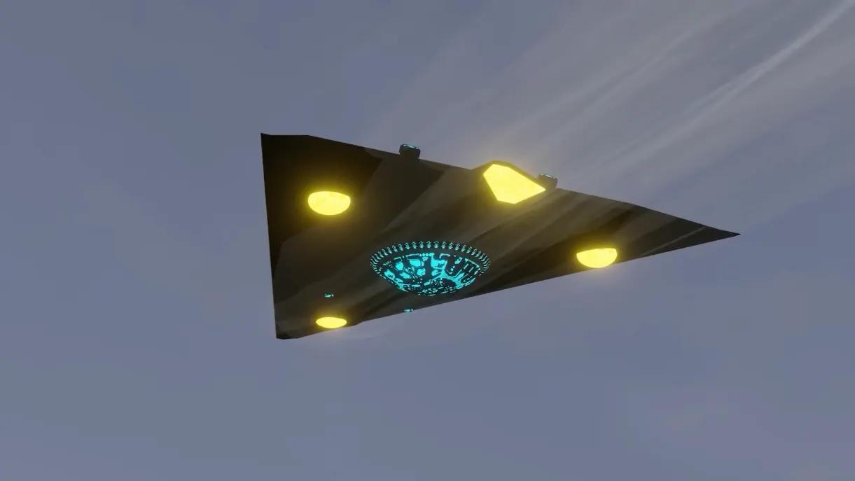 TR-3B Black Manta Render