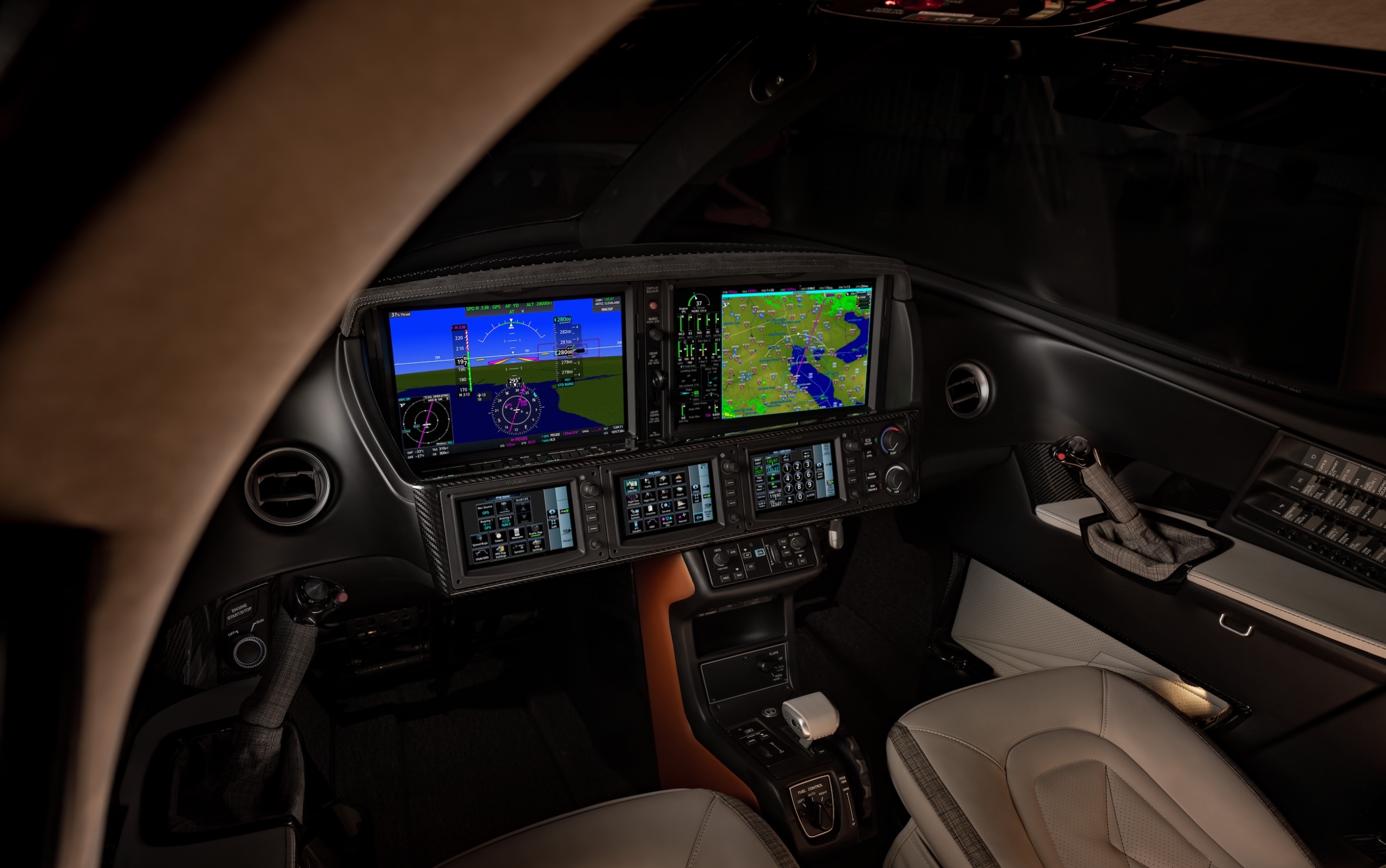 The Cirrus Perspective Touch+ flight deck adds new technology for reduced pilot workload